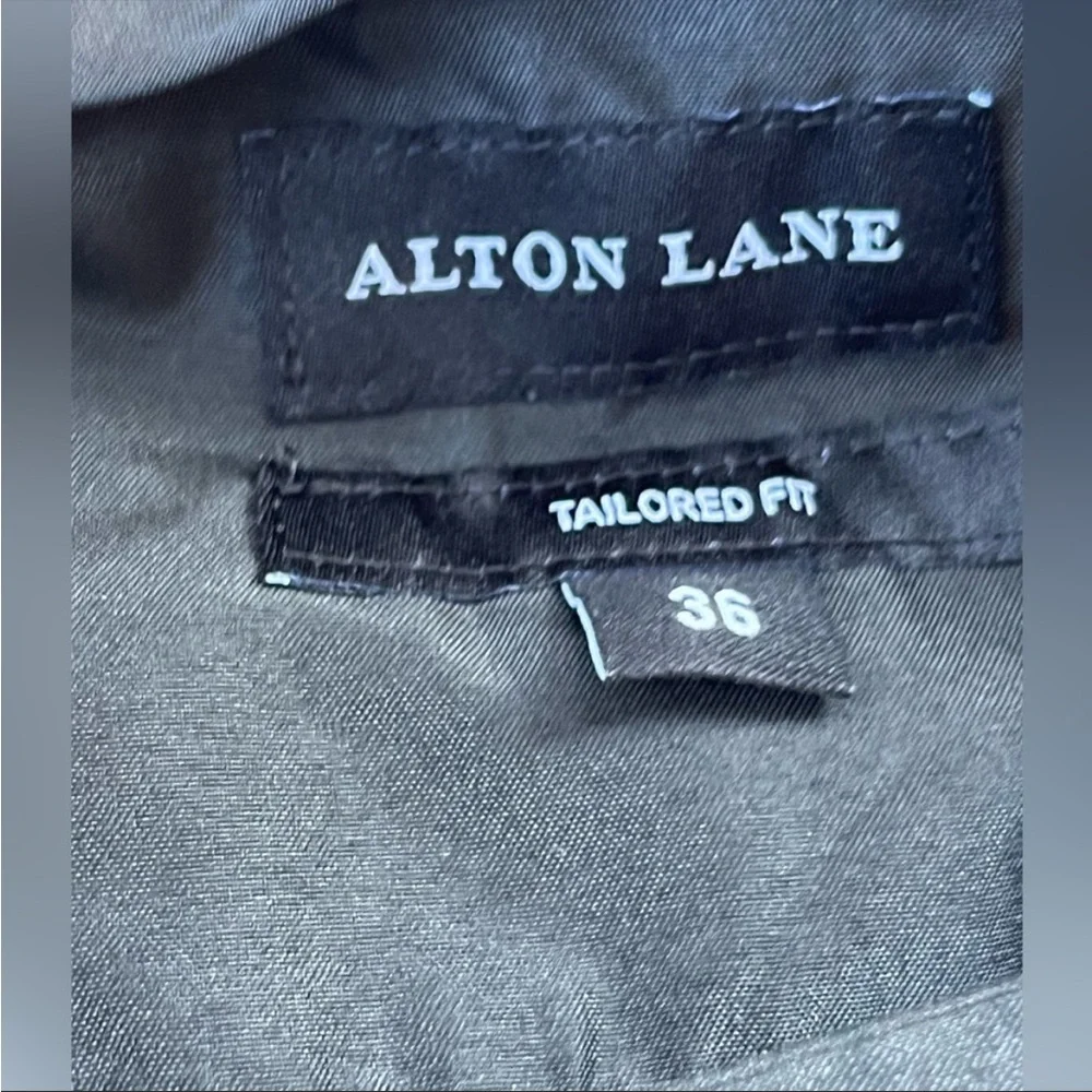Men's Alton Lane Dress Pants 3ailored Fit Mid Rise Flat Front Straight Leg Navy